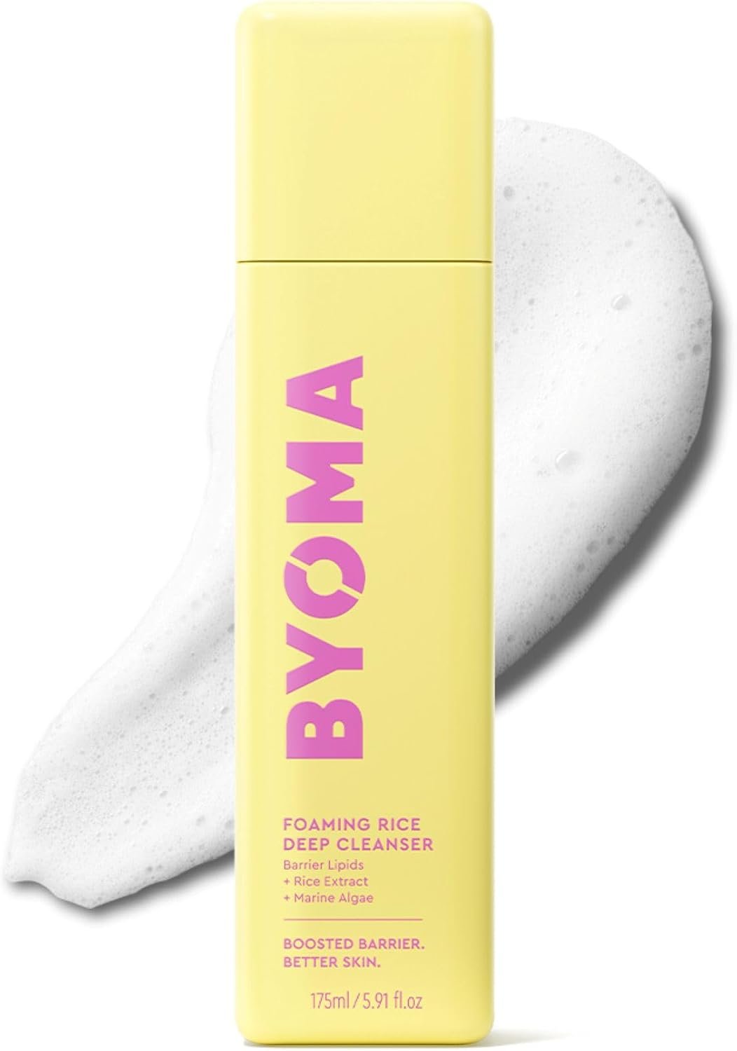 BYOMA Foaming Rice Deep Cleanser: Hydrating Gel-to-Foam Cleanser | Korean Skincare Picks